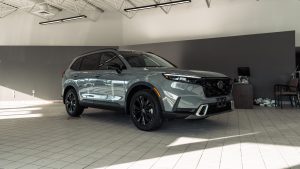 2026 honda cr-v sitting in sun lit wash bay