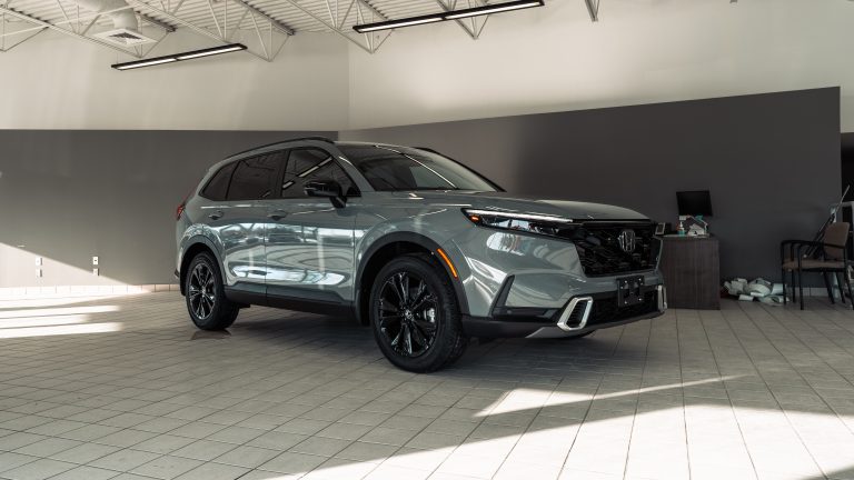 2026 honda cr-v sitting in sun lit wash bay