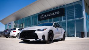 2026 lexus is 350 parked outside of Lexus dealership